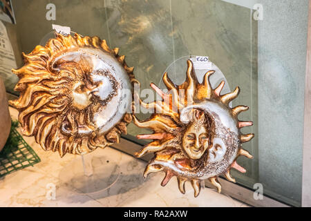 Venice, Italy - May 29, 2016: Exhibits of the museum in Venice, Venetian Museum Stock Photo