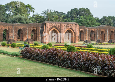 PANDUA, WEST BENGAL, INDIA-The Adina mosque,  the largest mosque on the Indian subcontinent, was built during the 14. century Stock Photo