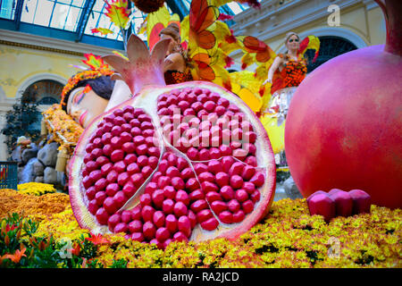 2020 Thanksgiving Decorations, Bellagio Conservatory & Botanical