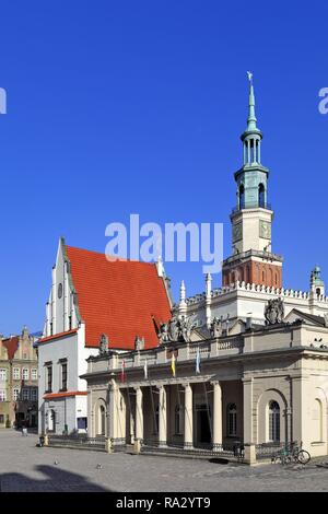 Poland , Greater Poland , Poznan , Old Town main square Stock Photo