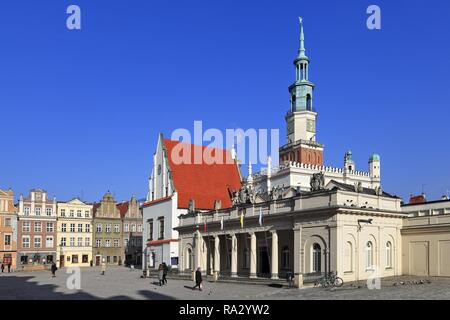 Polska , Wielkopolska , Poznan , Rynek Starego Miasta - Stary Rynek Poland , Greater Poland , Poznan , Old Town main square Stock Photo