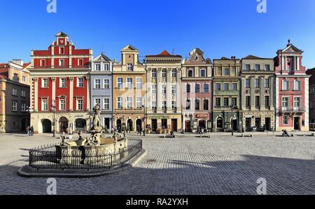 Polska , Wielkopolska , Poznan , Rynek Starego Miasta - Stary Rynek Poland , Greater Poland , Poznan , Old Town main square Stock Photo