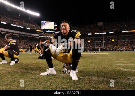 Cincinnati Bengals vs. Pittsburgh Steelers. Fans support on NFL Game.  Silhouette of supporters, big screen with two rivals in background Stock  Photo - Alamy