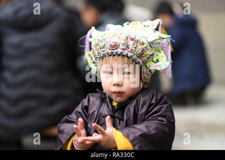 Rongjiang, Rongjiang, China. 31st Dec, 2018. Rongjiang, CHINA-Kids of ...