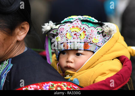 Rongjiang, Rongjiang, China. 31st Dec, 2018. Rongjiang, CHINA-Kids of ...