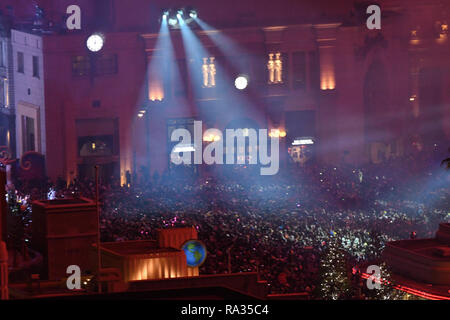 Osaka, Japan. 31st Dec, 2018. 2019 New Year celebration at Universal Studios Osaka Japan. On January 1, 2019. Photo by: Ramiro Agustin Vargas Tabares Credit: Ramiro Agustin Vargas Tabares/ZUMA Wire/Alamy Live News Stock Photo