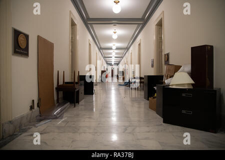 Washington DC, USA. 31st December, 2018. Moving preparations are underway in the Cannon House Office Building. Sean Schofield/Live News Credit: Sean Schofield/Alamy Live News Stock Photo