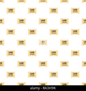 Law and order constitution day pattern seamless vector repeat for any web design Stock Vector