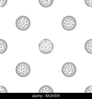 Cherry cake icon. Outline illustration of cherry cake vector icon for web design isolated on white background Stock Vector