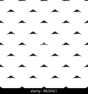 Tent pattern seamless vector repeat geometric for any web design Stock Vector