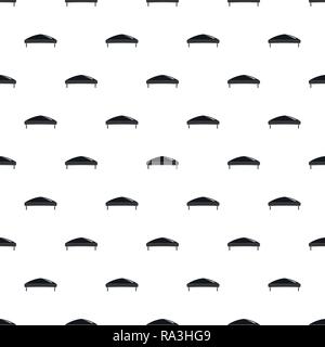 Outdoor fest tent pattern seamless vector repeat geometric for any web design Stock Vector