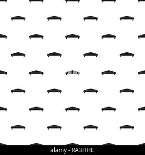 Awning tent pattern seamless vector repeat geometric for any web design Stock Vector