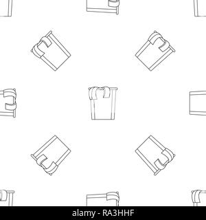 Box dirt clothes icon. Outline illustration of box dirt clothes vector icon for web design isolated on white background Stock Vector