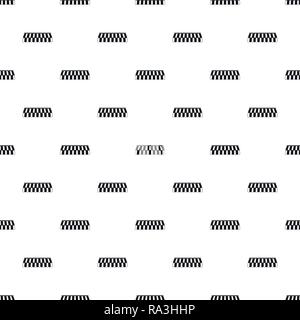Awning shop tent pattern seamless vector repeat geometric for any web design Stock Vector
