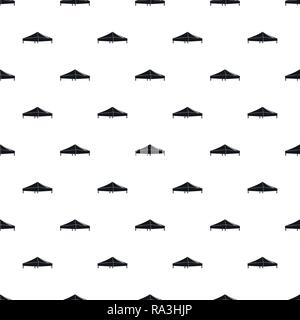 Pavilion tent pattern seamless vector repeat geometric for any web design Stock Vector