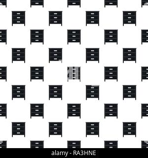 Drawer pattern seamless vector repeat geometric for any web design Stock Vector