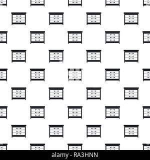 Dresser pattern seamless vector repeat geometric for any web design Stock Vector