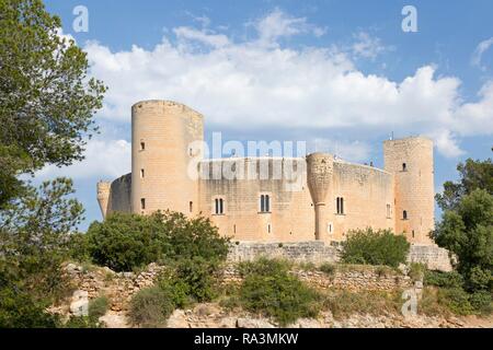 Castell de Bellver, Palma de Majorca, Majorca, Spain Stock Photo