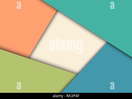 Colorful overlap layer for text and background design, stock vector Stock Vector