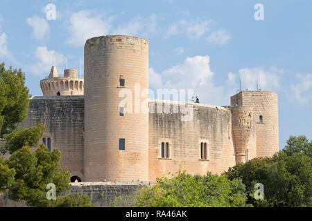 Castell de Bellver, Palma de Majorca, Majorca, Spain Stock Photo