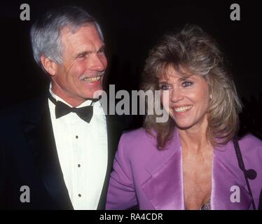 Ted Turner Jane Fonda 1991 Photo By John Barrett/PHOTOlink.net Stock ...