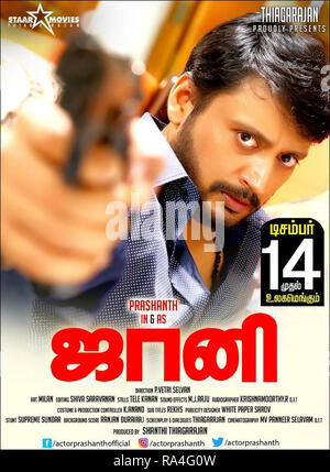 JOHNNY Indian poster in Tamil and English from left Prashanth