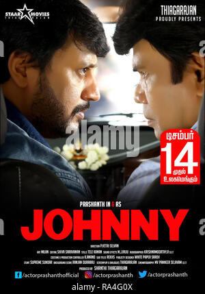 JOHNNY Indian poster in Tamil and English from left Prashanth