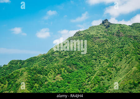 Teapot mountain in Jinguashi, Taiwan Stock Photo