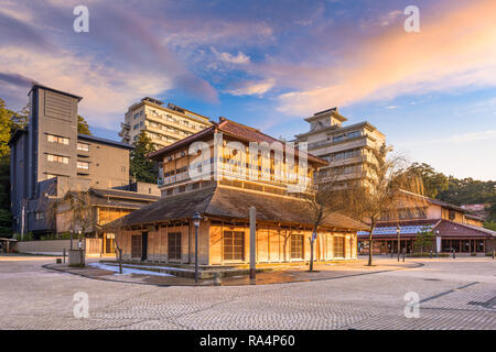 Kaga Onsen, Japan at the Yamashiro Onsen hot springs resort district. Stock Photo