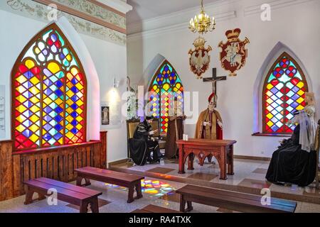 Czarnolas, Mazovia / Poland - 2018/09/01: Neo-gothic chapel in Czarnolas museum of Jan Kochanowski - iconic Polish renaissance poet and writer Stock Photo