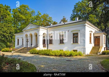 Czarnolas, Mazovia / Poland - 2018/09/01: Historic manor house in Czarnolas hosting the museum of Jan Kochanowski - iconic Polish renaissance poet and writer Stock Photo