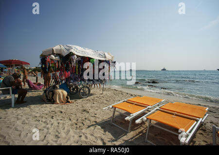 White beach in Porto Rotondo, Sardinia, italy Stock Photo