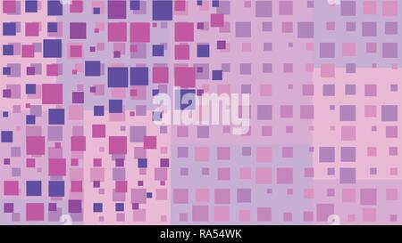 Abstract cubes pattern - vector illustration. Grid with randomly colored cells. Geometric backdrop for web design, banners, covers. Stock Vector