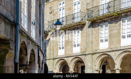 Architectural detail in Santiago de Compostela, Galicia, northern Spain Stock Photo