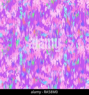 Ikat seamless pattern. Fancy textile design. Vector illustration in ethnic style. Stock Vector