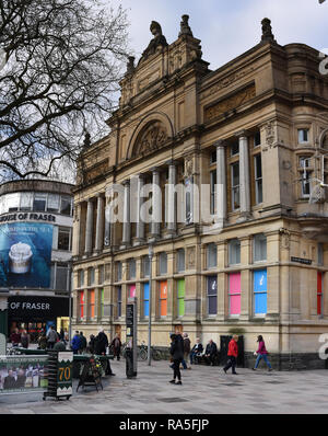 The Former Cardiff Library in 2018 when House of Fraser still existed number 3766 Stock Photo