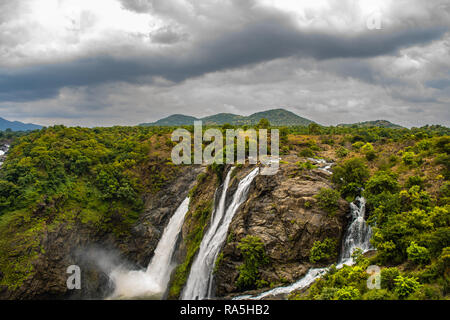 Shivanasamudra Falls Stock Photo