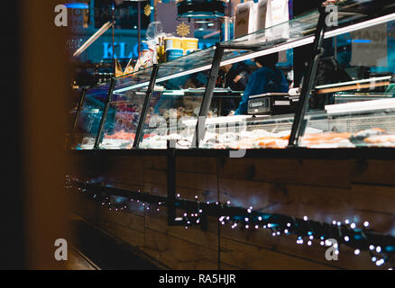 A view in Bergen fish market (Norway) Stock Photo