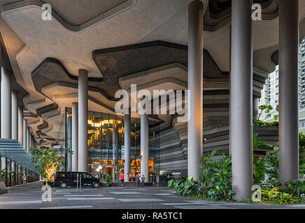 Parkroyal on Pickering Hotel - Singapore Stock Photo