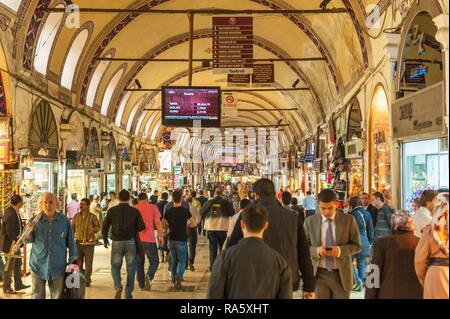 Grand Bazaar, covered alleys, Istanbul, Turkey Stock Photo