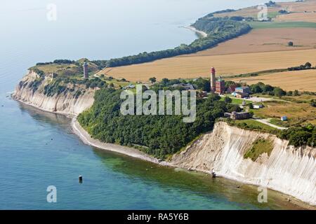 Aerial view, Cape Arkona, Ruegen Island, Mecklenburg-Western Pomerania Stock Photo