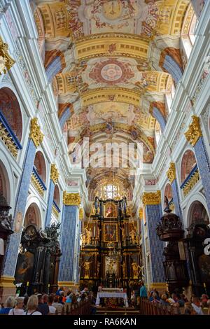 Pilgrimage church, Święta Lipka, Warmia-Masuria Province, Poland Stock Photo