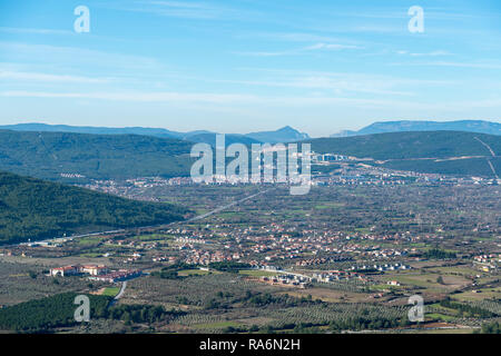 The bay of Akyaka district of Muğla province of Turkey. Stock Photo