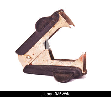 old  staple remover Stock Photo