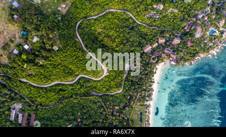 Thian Og Bay or Shark Bay, Koh Tao Island, Thailand Stock Photo