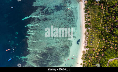 Thian Og Bay or Shark Bay, Koh Tao Island, Thailand Stock Photo