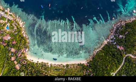 Thian Og Bay or Shark Bay, Koh Tao Island, Thailand Stock Photo