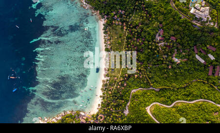 Thian Og Bay or Shark Bay, Koh Tao Island, Thailand Stock Photo