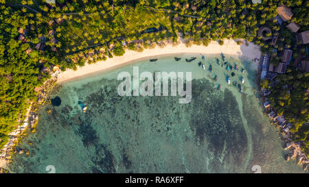 Thian Og Bay or Shark Bay, Koh Tao Island, Thailand Stock Photo