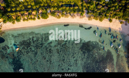 Beach on Thian Og Bay or Shark Bay, Koh Tao Island, Thailand Stock Photo